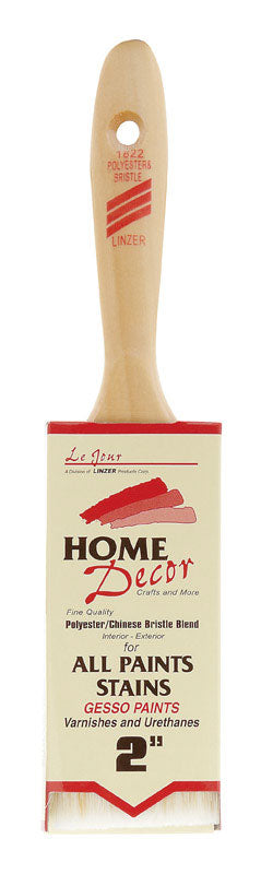 LINZER - Linzer Home Decor 2 in. Flat Paint Brush - Case of 12