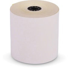 ICONEX 3" Carbonless POS Paper Roll - 3" x 90 ft - 10 / Carton - White, Yellow