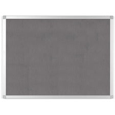 Bi-silque Ayda Fabric 24"W Bulletin Board