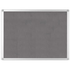 Bi-silque Ayda Fabric 36"W Bulletin Board