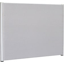 Lorell Panel System Partition Fabric Panel - 72" Width x 48" Height - Fabric, Steel - Gray - 1 Each