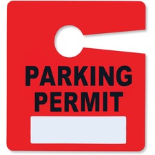 Tatco Information Sign [PERMIT;PRKNG;PLSTC;HNGNG;WE-PK]