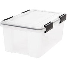IRIS WeatherTight Heavy-duty Storage Tote [BOX;WEATHERTIGHT;19QT-CT]