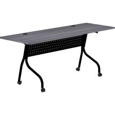 Lorell Flip Top Training Table [TABLE;TRN;FLIP;72X24;WC/BK-EA]