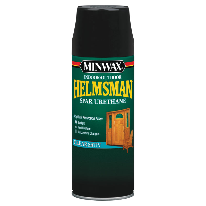 HELMSMAN - Minwax Helmsman Satin Clear Oil-Based Spar Urethane 11.5 oz