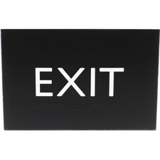 Lorell Exit Sign [SIGN;4.5"X;6.75";ADA;EXIT-EA]