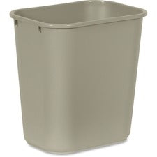 Rubbermaid Commercial 28 QT Medium Deskside Wastebaskets [WASTEBASKET;RECT;MED;BG-CT]