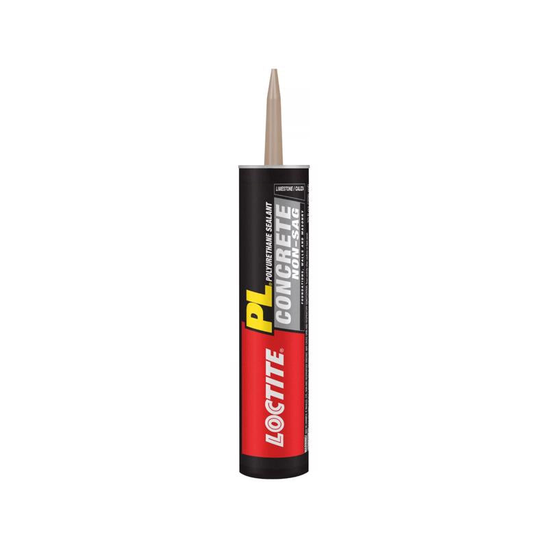PL - Loctite PL Limestone Polyurethane Concrete and Masonry Filler and Sealant 10 oz - Case of 12
