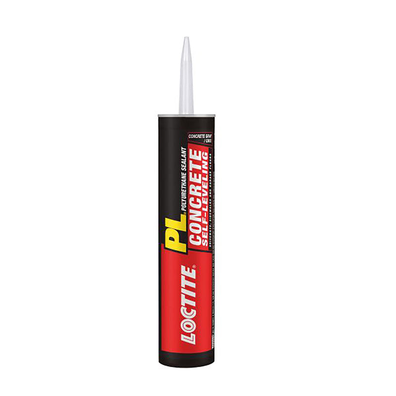 PL - Loctite PL Concrete Limestone Gray Polyurethane Concrete Filler and Sealant 10 oz - Case of 12