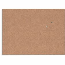 U Brands Cork Canvas Bulletin Board [BOARD;CORK CNVS;FRMLS;24X18-EA]