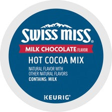 Swiss Miss&reg; K-Cup Milk Chocolate Hot Cocoa - Powder - 4 / Carton