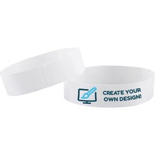 Advantus Printable Tyvek Wristbands - 3/4" Width x 10" Length - Rectangle - White - Tyvek - 500 / Pack