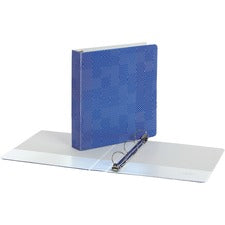 Oxford 1-1/2" Back-mounted Round Ring Binder [BINDER;1.5";BLUELABYRINTH-EA]