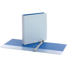 Oxford 1-1/2" Back-mounted Round Ring Binder [BINDER;1.5";BLUEPUNCHPOP-EA]