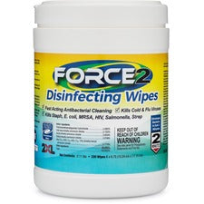 2XL FORCE2 Disinfecting Wipes [WIPES;DISINFECTING;220CT-EA]