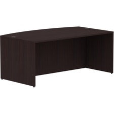Lorell Essentials Series Bowfront Desk Shell [DESK;BOW;LAM;71X41;ES-EA]