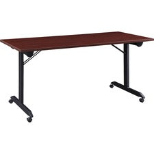 Lorell Mobile Folding Training Table [TABLE;TRNG;FLDG;63X24;MH-EA]