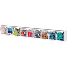 Deflecto Tilt Bin Interlocking Multi-Bin Storage Organizer [BIN;TILT;HORIZONTAL;9-BIN-EA]