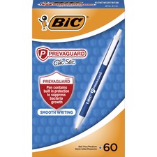 BIC PrevaGuard Clic Stic Antimicrobial Pens [PEN;ANTIMICROBIAL;60PK;BE-BX]