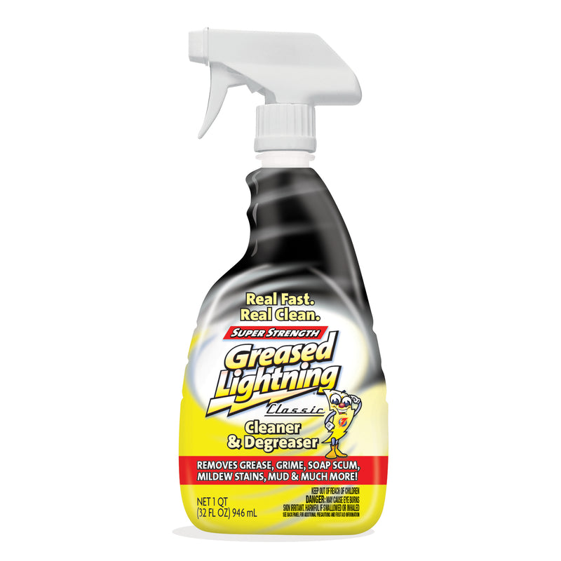 GREASED LIGHTNING - Greased Lightning Lemon Scent Cleaner and Degreaser 32 oz Liquid - Case of 9