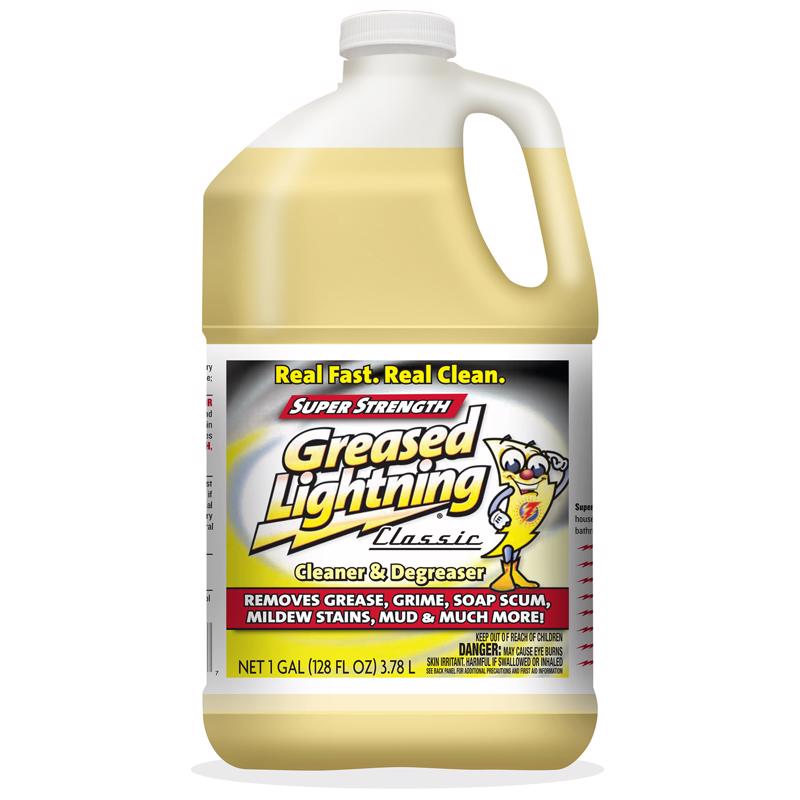 GREASED LIGHTNING - Greased Lightning Fresh Scent Cleaner and Degreaser 1 gal Liquid - Case of 4