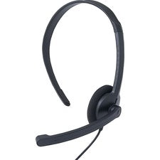 Verbatim Mono Headset with Microphone and In-Line Remote