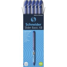 Schneider Slider Basic XB Ballpoint Pen [PEN;SLIDERXB;BLPNT;1.4MM;BE-PK]