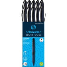 Schneider One Business Rollerball [PEN;LIQUID;RLRBALL;.6MM;BK-PK]