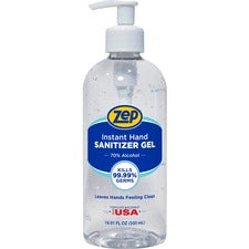 Zep Hand Sanitizer Gel [SANITIZER;HAND;GEL;500ML-EA]