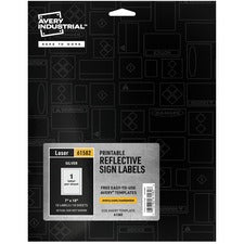 Avery&reg; Reflective Sign Labels [LABEL;REFLECT;7X10-PK]