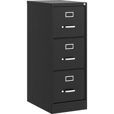 Lorell Fortress Series 22" Commercial-Grade Vertical File Cabinet [FILE;VRT;3DR;22";LTR;BK-EA]