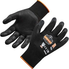 Ergodyne ProFlex 7001 Abrasion-Resistant Nitrile-Coated Gloves - DSX [GLOVE;NITRILE-COATED;M;BLK-BG]