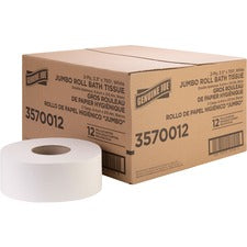 Genuine Joe Jumbo Jr Dispenser Bath Tissue Roll [TISSUE;BATH;JMB;2PLY;700-CT]