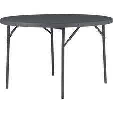 Dorel Zown Commercial Round Blow Mold Fold Table [TABLE;FOLD;48";ROUND;GY-EA]