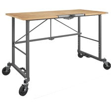 Cosco Smartfold Portable Work Desk Table [FOLDING;BENCH;WOODTOPGY-EA]