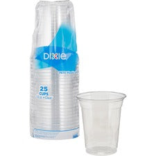 Dixie 12 oz Cold Cups by GP Pro [CUP; PETE 12 OZ; CLEAR-PK]