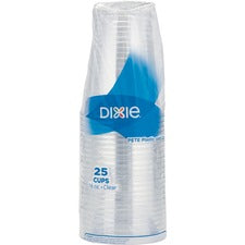 Dixie 16 oz Cold Cups by GP Pro [CUP;COLD;PLASTIC;PETE;16 OZ-PK]