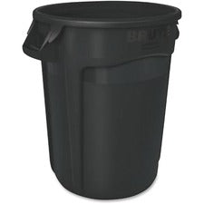 Rubbermaid Commercial Vented Brute 10-gallon Container [CAN;BRUTE;10G;BLA-CT]