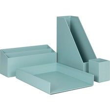 U Brands 4 Piece Desk Organization Kit [DESKORGST;PPRWRPPD;SLDTEAL-EA]
