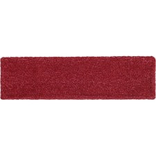 Rubbermaid Commercial Adaptable Flat Mop Microfiber Pad - 19.5" Length x 5.5" Depth - MicroFiber - Red - 1Each