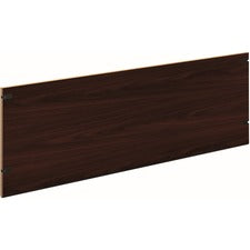 HON 10500 H105854 Back Enclosure - 57.8" x 0.8"18.6" - Flat Edge - Finish: Mahogany