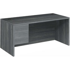 HON 10500 H10584L Pedestal Desk - 66" x 30"29.5" - 2 x Box, File Drawer(s)Left Side - Finish: Sterling Ash