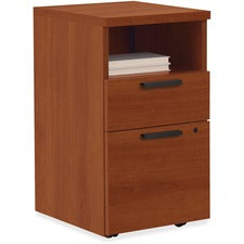 HON 10500 H105109 Pedestal - 15.8" x 18.8"28" - 2 x Box, File Drawer(s) - Flat Edge - Finish: Cognac