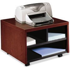 HON H105679 Printer Cart - Metal - 20" Width x 21.5" Depth x 14.1" Height - Mahogany