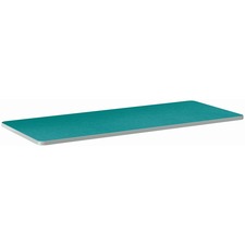 HON Build Series Rectangular Tabletop - Rectangle Top - 25" to 34" Adjustment x 60" Width x 24" Depth - Moroccan