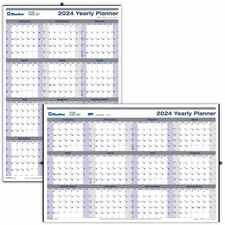 Blueline Net Zero Carbon Erasable/Reversible Yearly Wall Calendar