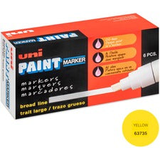 uni&reg; uni-Paint PX-30 Oil-Based Paint Marker [MARKER;BROAD POINT;YELLOW-BX]