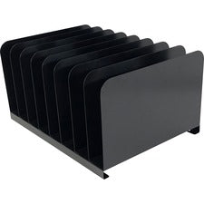 Huron Vertical Desk Organizer [VRT 8- CMPRTMT ORGNZR; BK-EA]