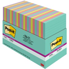 Post-it&reg; Super Sticky Notes - Supernova Neons Color Collection [NOTES; SUPER STICKY; CABINET P-PK]