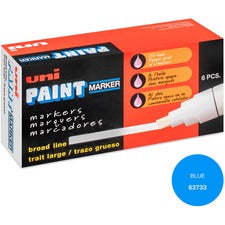 uni&reg; uni-Paint PX-30 Oil-Based Paint Marker [MARKER;BROAD POINT;BLUE-BX]